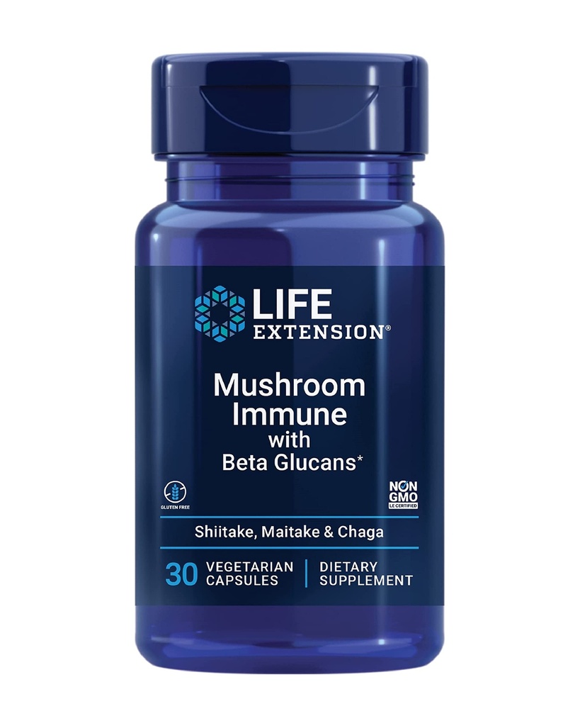 Estensione della vita Mushroom Immune con Beta Glucans