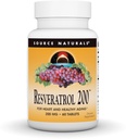 Fonte Naturals Resveratrolo, per il cuore e l'invecchiamento sano* 200 mg - 60 compresse