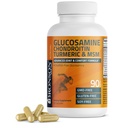 Bronson Glucosamine Chondroitin Turmeric & MSM Advanced Joint & Cartilage Formula, Supporta giunti sani, Mobilità & Cartilage - Non OGM, 90 capsule