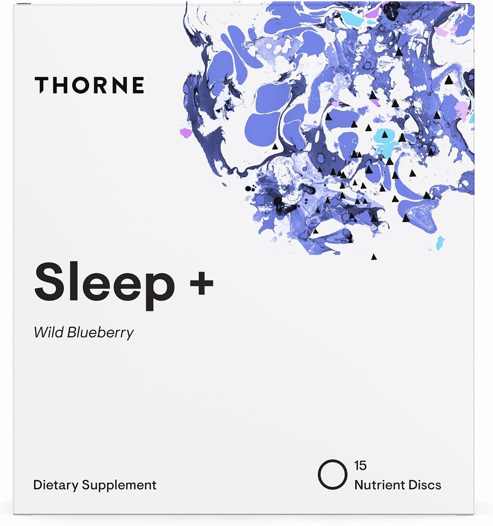 THORNE Sleep + Dissolvable Supplement Disc - Camomilla, L-teanina e Melatonina per sonno profondo e riposante - 15 Serve