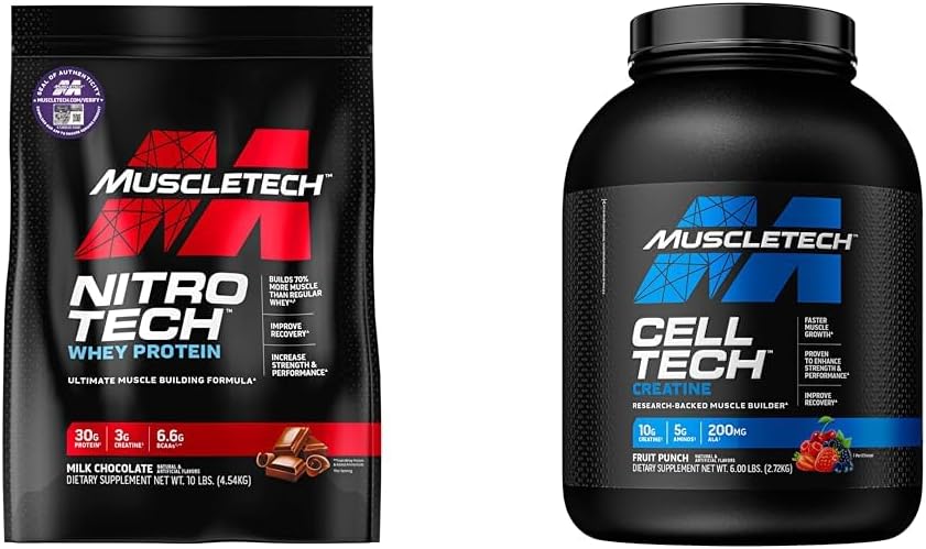 Polvere proteica del siero di proteine del siero di latte Nitro-Tech isolante & Peptides & polvere nohydrate polvere polvere della creatina cellulare-Tech polvere