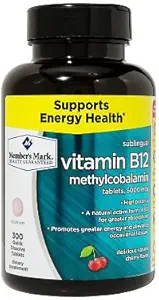 I membri Mark Sublingual Vitamin B12 5000mcg (300 Count) (3 Pack)