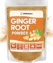 XPRS Nutra Ginger Powder - Polvere di radice di zenzero Premium Ground con Potent Spicy Flavor - polvere di zenzero di terra - Ginger in polvere vegano Sostenibilmente coltivato (8 oncia)