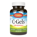 Carlson - C-Gels, 1000mg, Vitamina C Softgels, Supporto immunitario e salute del cuore, Vitamina C Softgels, Antiossidante, Vitamina C Supplement, 100 Softgels