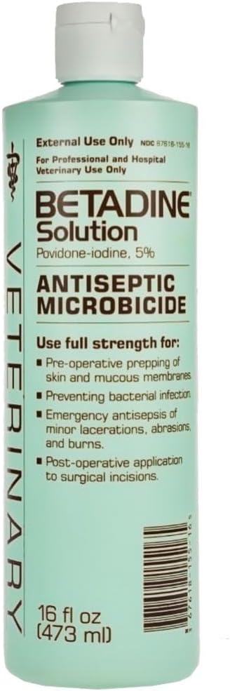 Betadine 5% Soluzione, 16 Fl Oz (Pacchetto di 1)