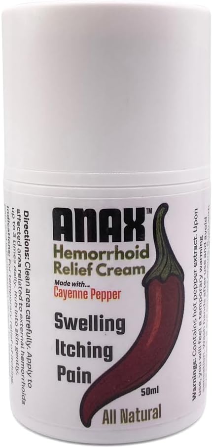 Anax naturale crema di pepe caldo aiuta prurito anale, dolore e infiammazione legati alle emorroidi