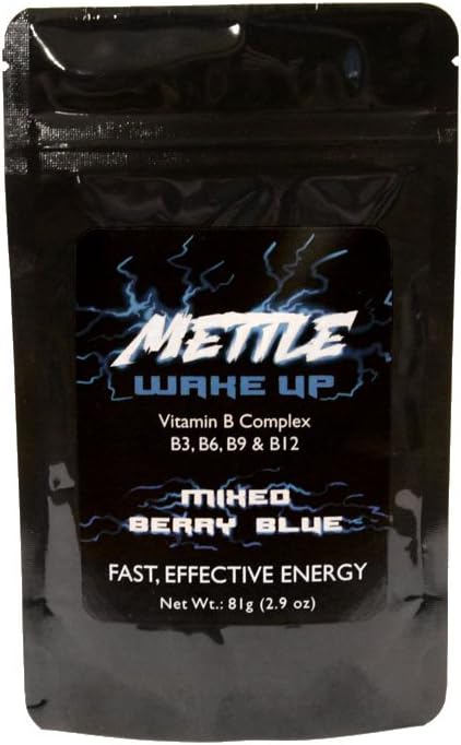 Polvere di bevanda di energia - 25 Serve | Zucchero gratuito | 200mg Caffeina - Miscela di bevanda di energia dolce (Mixed Berry Blue)