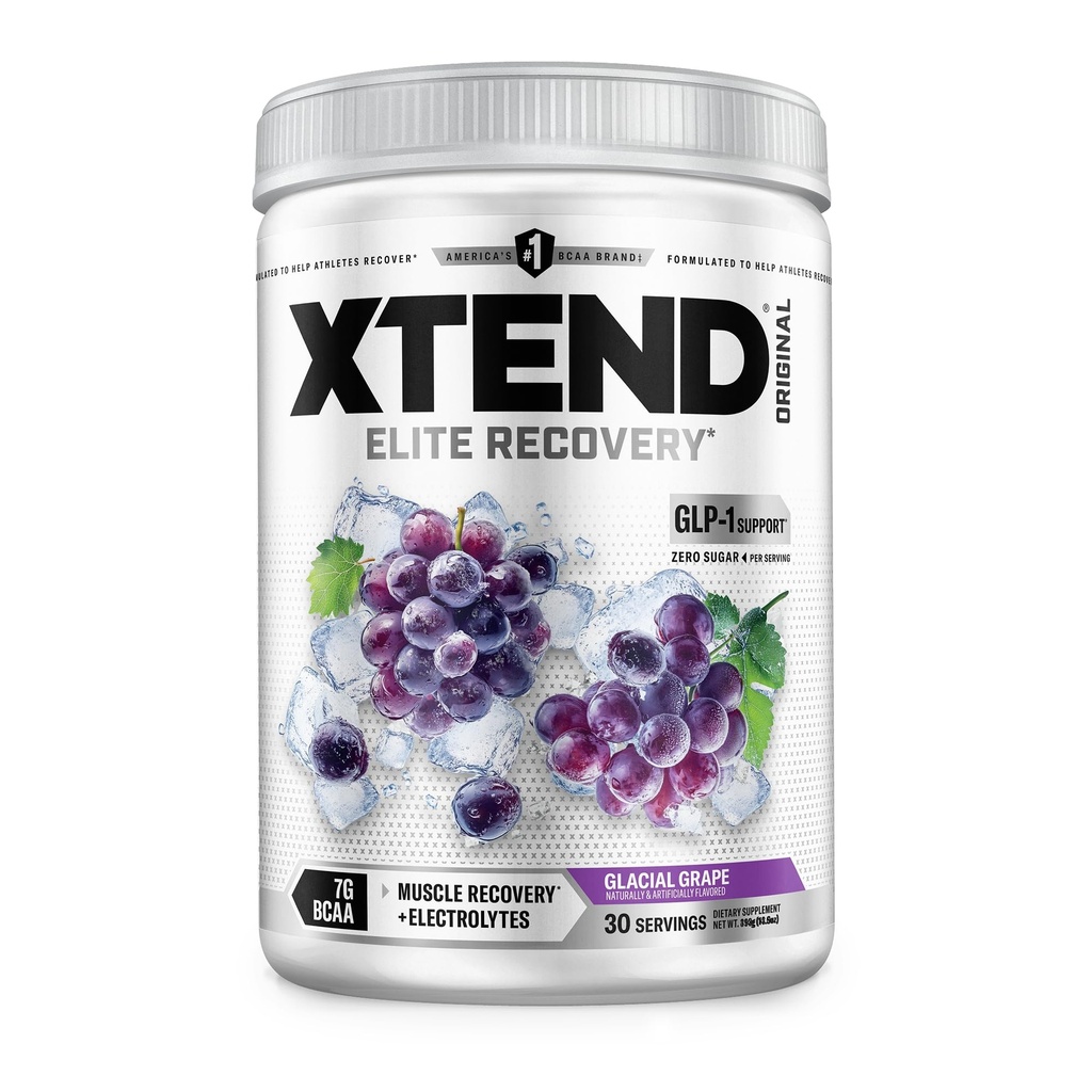 Xtend XTEND Original BCAA Polvere 7g BCAA e 2.5g L-Glutamina, Sugar Free Post Workout Muscle Recovery Drink con aminoacidi per uomini e donne, 30 Serve