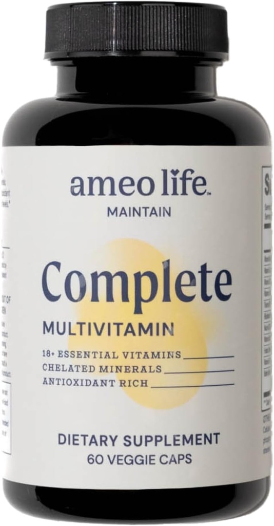 Multivitaminico giornaliero per Adulti Uomini & Donne – Multivitaminici Chelati con Zinco, Biotina, Iodio, Cromo, Manganese & Vitamine A, B6, B12, C, D, E – Supporto Immune & Energy Completo – 60 Capsule
