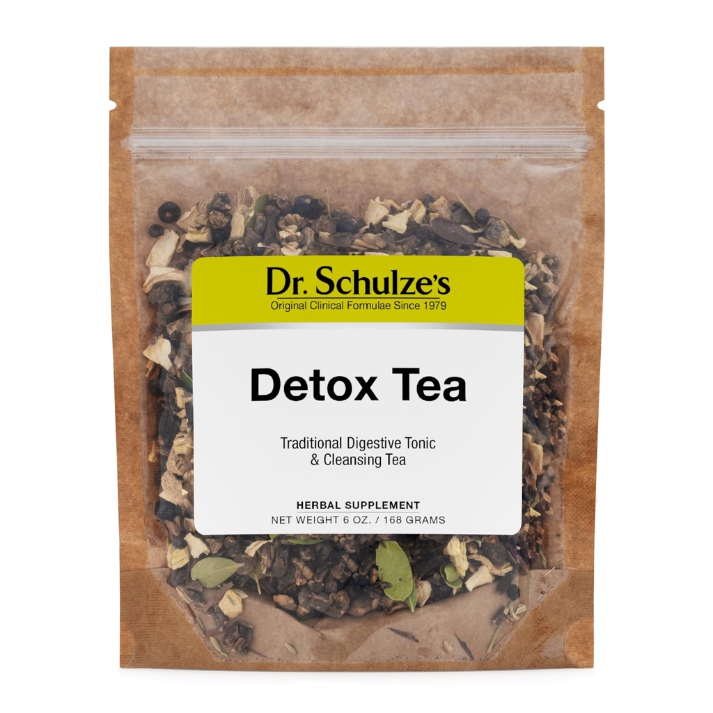 Dr. Schulze’s | Detox Tea | All Final Herbal Tonic | Potente Stimolante Digestivo | Supplemento Dietetico | Ultimate Liver Cleanse | Aiuta a eliminare gas e indigestione | Tossine di rilascio | 6 Oz.