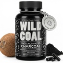 Gli alimenti selvatici attivati Charcoal Capsule | 100% Organic Coconut Shells Tablet attivi per Bloating & Hangover | Lab Tested & Non-GMO Detox Pillole | Made in USA (120 capsule)