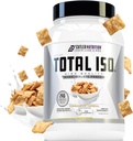 Totale ISO Polvere proteica dell'isolato del siero di latte: migliore agito proteico del siero di dentizione con isolato di proteine del siero del 100%, miscela perfetta della polvere di allenamento della proteina e bevanda di sostituzione della farina, cinna cereale, 2 pounds