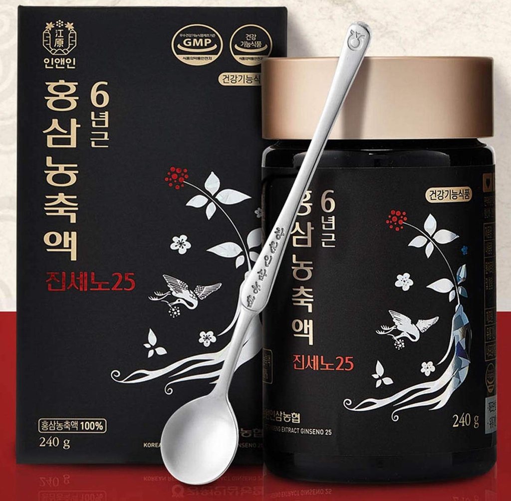 Gangwoninsam] Estratto di Ginseng rosso coreano Ginseno25 240g / 8.46 fl. oz– Contiene 100% puro coreano 6-anno-vecchio rosso Ginseng radice estratto