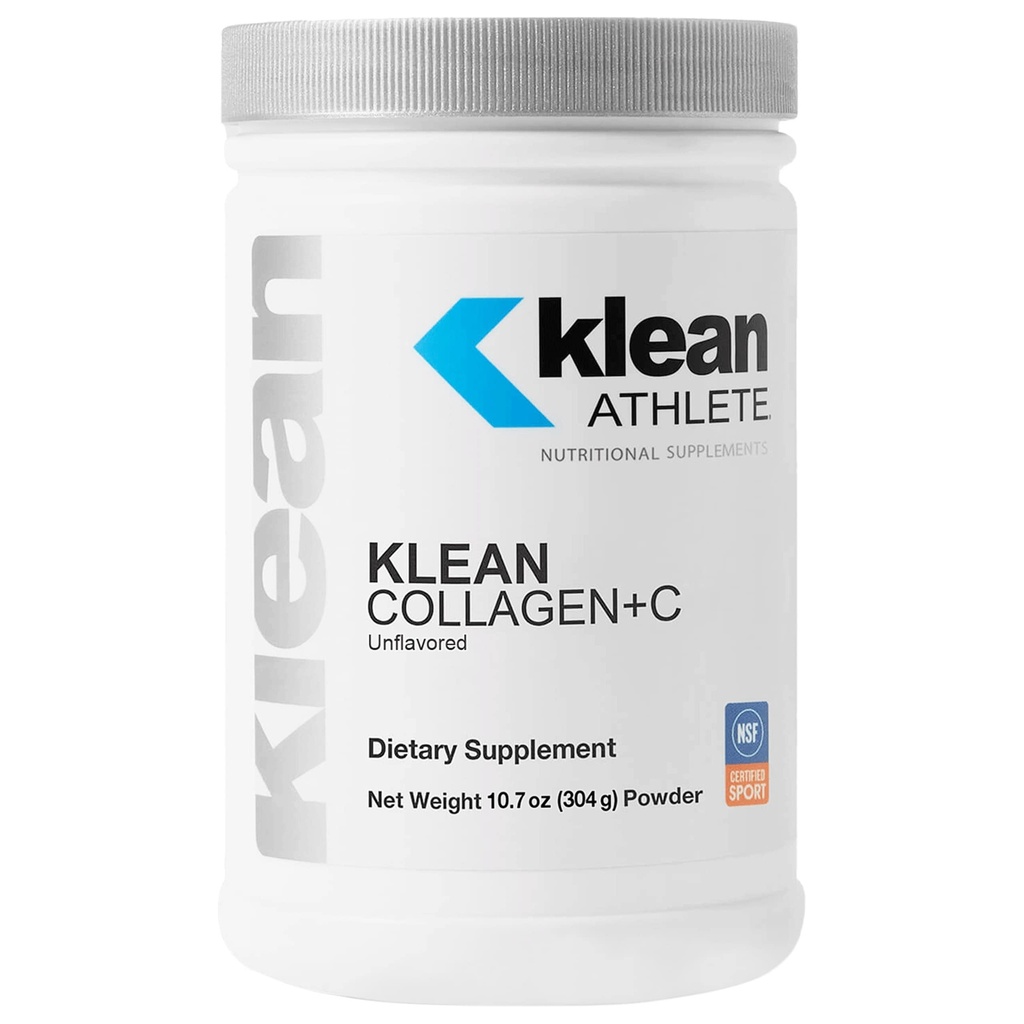 Klean Athlete Klean Collagen+C | Peptidi di collagene con vitamina C per supporto di tessuto congiunto e connettivo | 10.7 Ounces | Unflavored