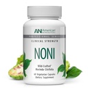 Nutriceuticals americano – Noni – 60 capsule – Potente Adaptogen per l'energia bilanciata – Polvere di frutta completa al 100%