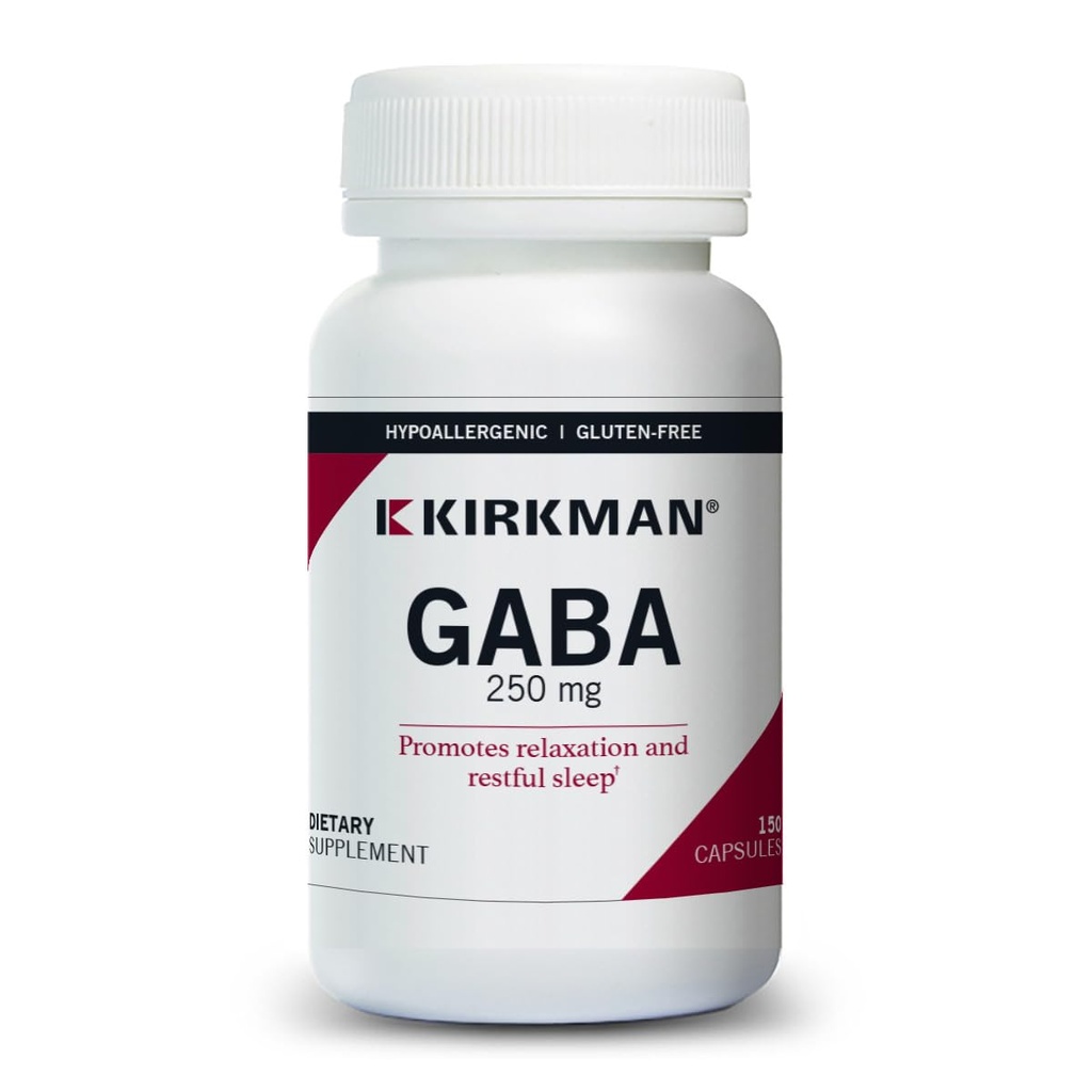 Kirkman GABA 250 mg - Soluzioni anallergiche, 150 capsule