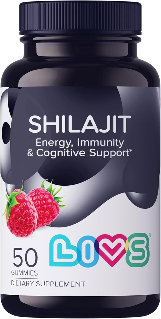 Shilajit Gummies per uomini e donne | 10000mg Pure Himalayan Shilajit Gold con acido Fulvic, 85+ Minerali & Ashwagandha | Gummie energetiche per donne e uomini | Stamina naturale, Focus & Vitality Support –50 Ct