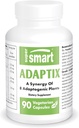 Supersmart Adaptix (Formula avanzata) - 8-in-1 Estratti di piante - Erbe di adaptogen con Ashwagandha, Astragalus, Ginseng, Reishi | Non-GMO & Gluten Free - 90 Capsule Vegetariani