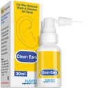 NAVEH PHARMA® CleanEars | Spruzzo di rimozione della cera dell'orecchio ad azione rapida | rompe giù & dissolves Earwax in appena 1 trattamento | clinicamente dimostrato di essere 300% più efficace W / olio minerale | Gentle & Safe | 1 Fl Oz