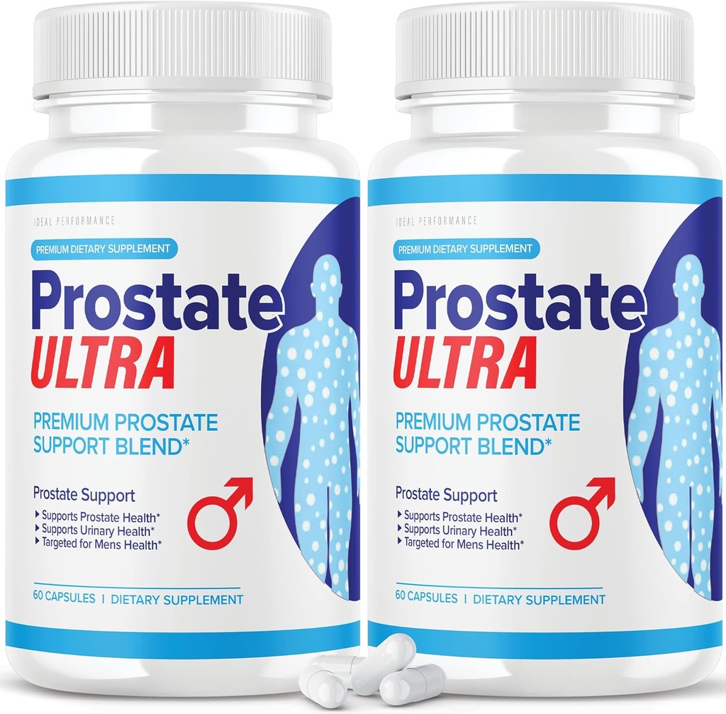 (2 Pack) Integratori Prostate Ultra per la Formula Salute Prostatica Uomo (120 capsule)