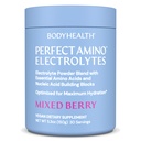 BodyHealth PerfectAmino Electrolytes Polvere No Zucchero, Keto Sugar Free Fasting Electrolytes Drink Mix, Polvere di idratazione con minerali Trace - Bacche miste - 30 Serve
