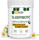 SleepBiotic Prebiotic Fiber Blend - Prebiotic Fiber Powder w/German Chamomile & Green Banana Flour - Prebiotic Powder Fiber Supplement for Healthy Gut 292g [20 Serve]