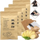 100pcs Patch di zenzero auto-riscaldante per Lymph, Promuovere la Circolazione del sangue, Rilievo del dolore per la spalla, il collo, la vita, la schiena, la mano, il piede, il ginocchio & Joint, Bloating di stomaco, il cuscinetto di compressione caldo (12 * 8cm)