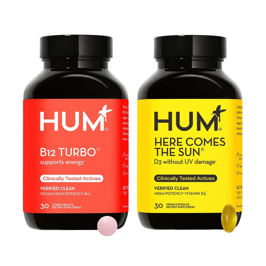 HUM B12 Turbo + Vitaman D3 di Nutriton: ecco il Sole e il Turbo B12