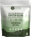 Taha Health & Nutrition Mind + Body Protein Blend – Naturale, Unflavored | 25g Proteine da Whey & Collagen + 400mg Latte Phospholipids | Grass-Fed, Free-Range New Zealand Dairy | 2LB