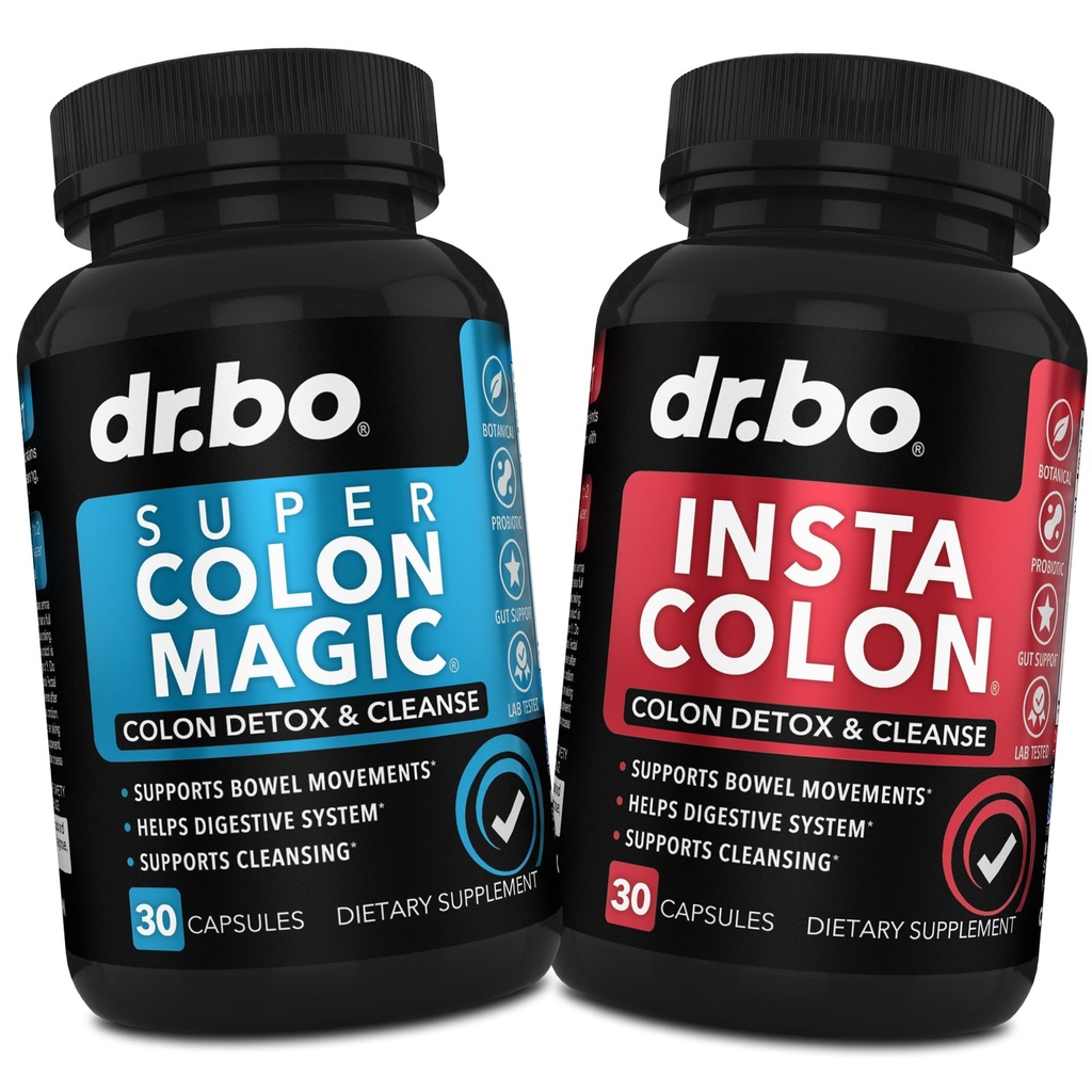 Pulitore Colon Detox Supplemento capsule - 15 giorni Colon Cleanse Pills & Probiotic Natural Herbal Cleansing - Daily Bowel Movimento Supplementi per Intestinal Stomach Bloating Digestive Gut Support