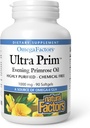 Fattori naturali Ultra Prim Evening Primrose olio 1000mg, una fonte naturale di Omega-6 GLA, 90 Softgels