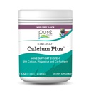 Calcium Ionic Fizz Plus by Pure Essence - Rapporto Calcium/Magnesium perfetto con vitamina A, B, C, D e Potassium Strong Bones - Bacca mista - 14.82 oz