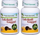 Pianeta Ayurvda Lakshadi Guggul - Tavoli erbe, 100% Naturale - 2 Bottiglie (Ogni bottiglia contiene 120 compresse)