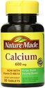 Calcium naturale con vitamina D3 600mg, 60 compresse