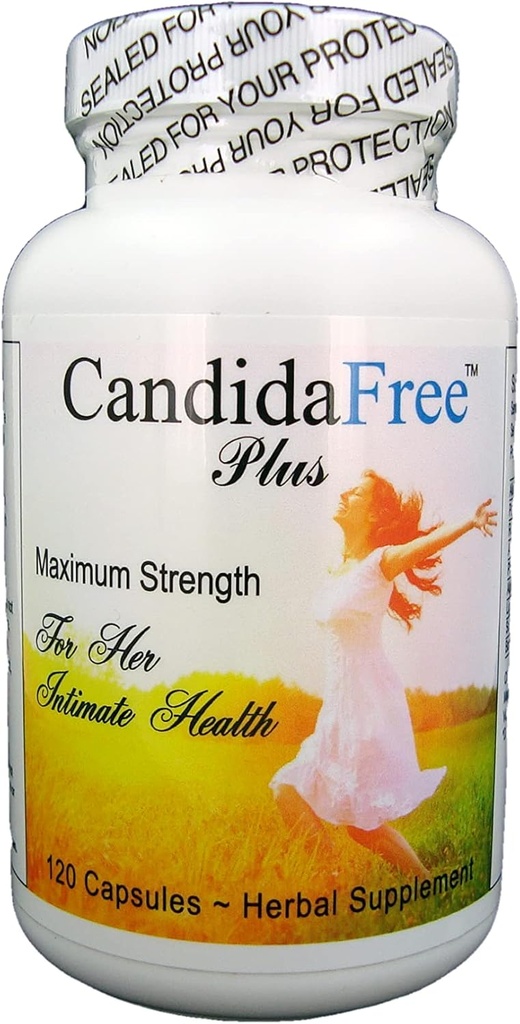 Formula di supporto per l'equilibrio naturale senza candidati per la pulizia della sovracrescita del lievito e la disintossicazione per le donne. 120 capsule vegane.