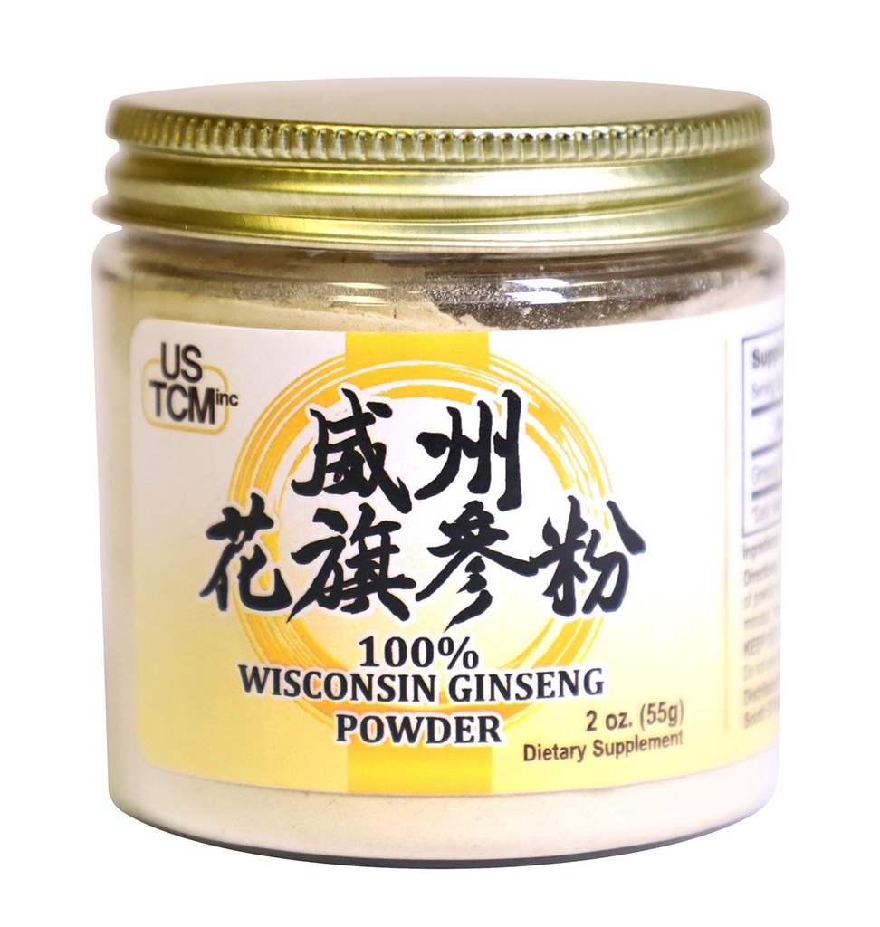 Wisconsin American Ginseng Polvere 120 Mesh (2 oz)