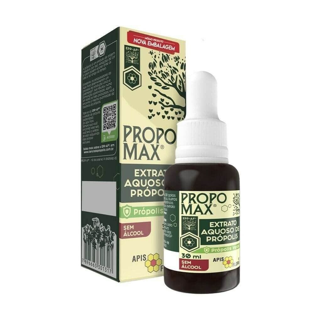 Apis Flora brasiliana Green Bee Propolis, Alta in Flavonoidi e Artepillin-C 7, senza cera, Alcol Free, 30ml (Pacchetto di 2)