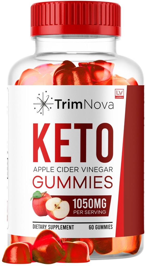 LIVORKA TrimNova Keto ACV Gummies, TrimNova Gummies, TrimNova Keto, TrimNova Keto ACV Gummies, Trimnova, TrimNova Keto Formula, TrimNova Keto ACV Gummies 1050MG, 60 Gummies per 1 Mese.