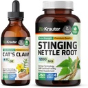 BIO KRAUTER Gatti Claw Tincture 4 Fl. Oz. & Sting Nettle 250 capsule