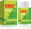 NMNH 500mg (Dihydronicotinamide Mononucleot), NMN Supplemento alternativa con NR, TMG, Resveratrolo, COQ10, NAD Supplement, Energy, Boost NAD+ Livelli, 60 capsule