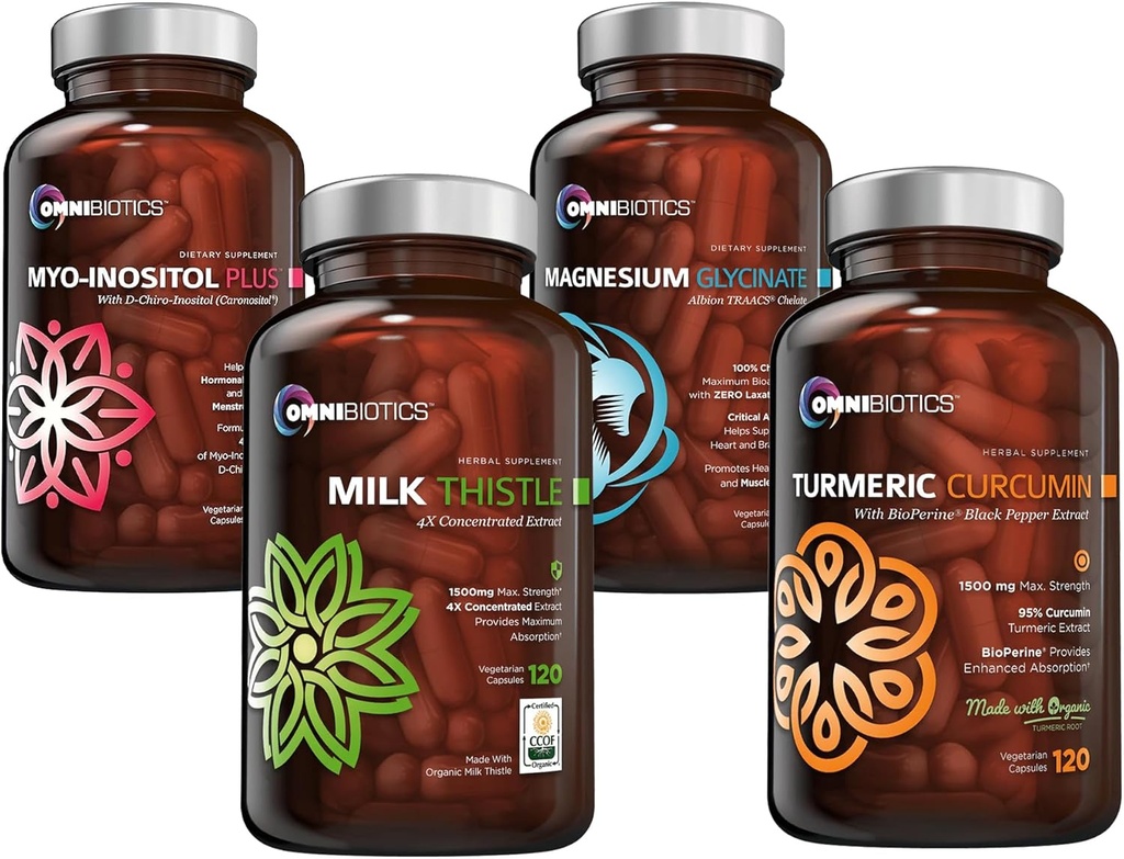 Curcumina currica + Latte Capsule Thisle + Magnesio Glycinate + Myo-Inositol