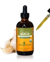 Estratto di liquido di aglio biologico certificato di Herb Pharm per il supporto cardiovascolare e circolatorio - 4 oncia
