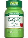La verità della natura CoQ10 100mg | 50 Softgels | Plus Black Pepper Extract | Non OGM e Gluten Free Supplement
