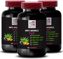 Acido alfa lipoico - Complesso antirughe - L-Glutathione, Aloe Vera, Supporto al collagene, Verde chicco di caffè, Licopene, Turmerico, Semi di Uva, Miglioramento dell'idratazione, Firming della pelle, Texture liscia 3Bot 180Caps