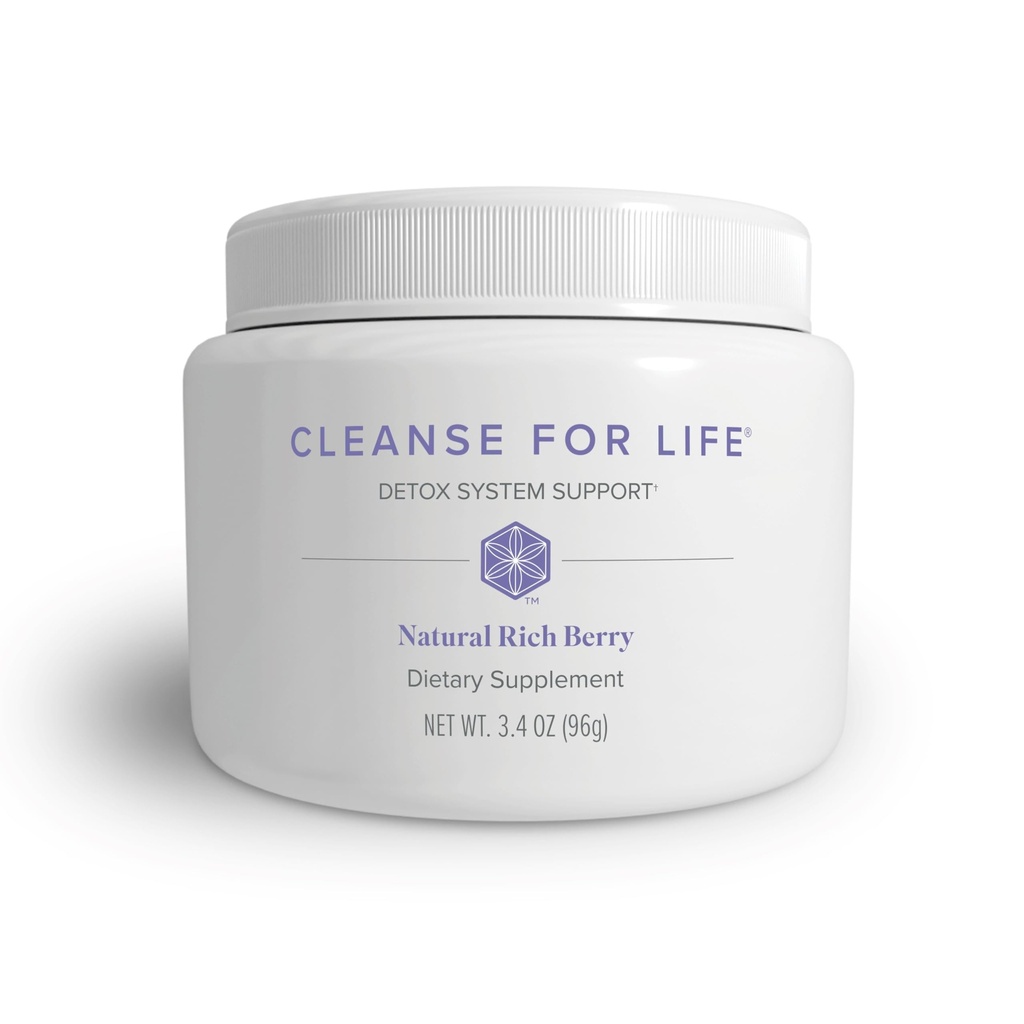 Isagenix Cleanse for Life - Supplemento in polvere per la pulizia della bevanda senza lassativi o diuretici - Metabolismo di sostegno con vitamina B12 & Niacin - Berry ricca naturale -3.4 Oz (16 Serve)