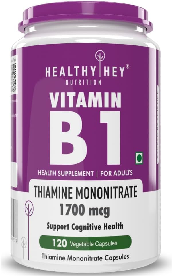 Vitamina B1 Thiamine -120 capsule di veg