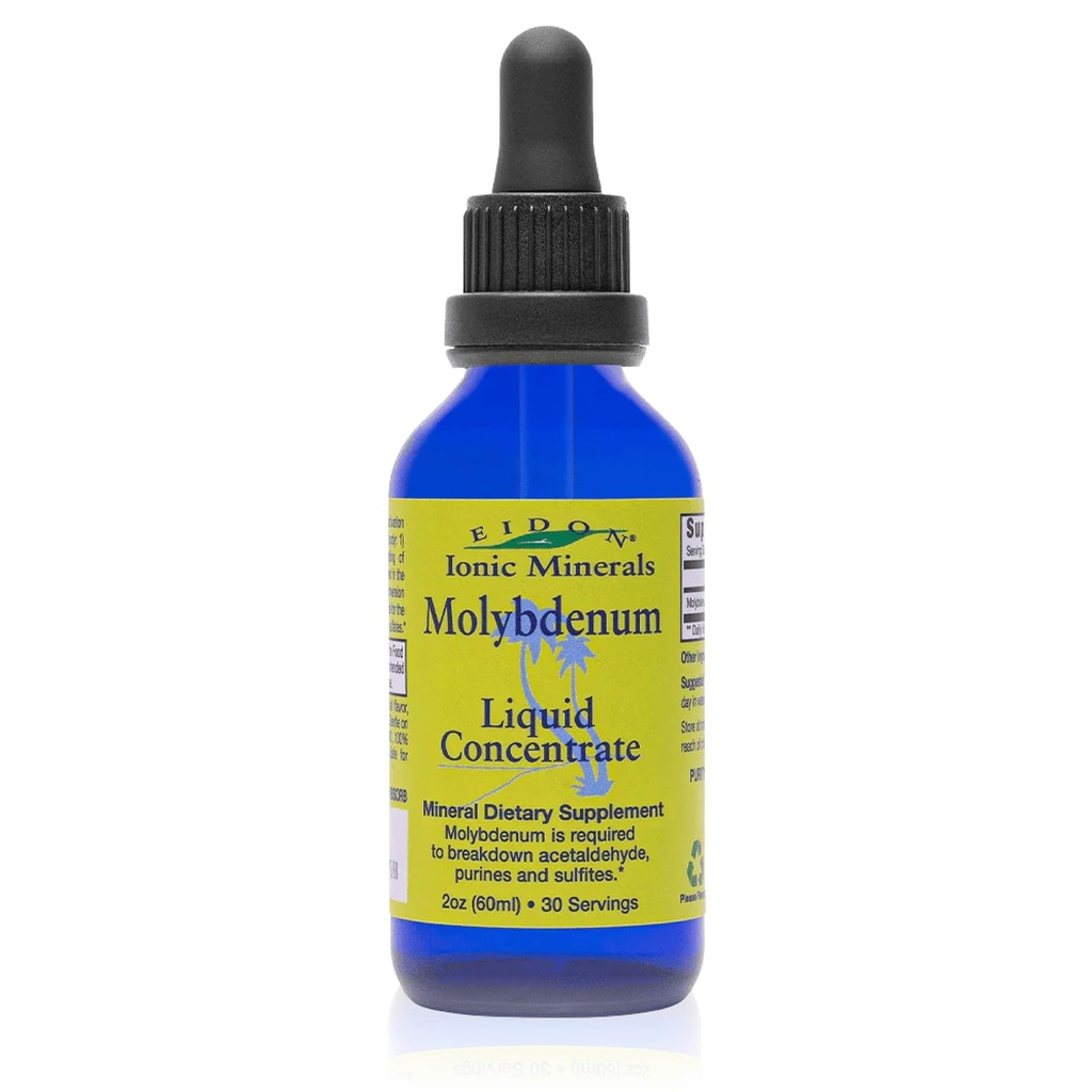 Eidon Ionic Minerals Liquid Molybdenum Supplemento - Liquid Ionic Minerals, Gocce di molibdeno, Tutto Naturale, Non Aggiunto Zuccheri, Supporti Processi Biologici, Supplementi minerali, 2 oz