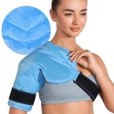 Pacchetto di ghiaccio della spalla REVIX per la terapia del freddo del polsino del rotante, pacchetto di ghiaccio del gel del braccio per le lesioni riutilizzabili, Wrap di compressione fredda flessibile per il recupero del post-allenamento, discomfort della fatica e della spalla, blu