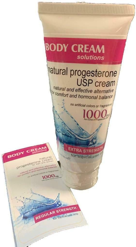 Crema De Progesterona Naturale para Un Sano Balance Ormonale Femenino Durante La Menopausia - 4 Oz