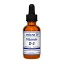 Nutrasal Micro D3 Vitamina D-3 Gocce - Alta concentrazione (2 milioni di UI) Vitamina D3 con tecnologia Nano e fino a 10X Più assorbimento -1 oz (30 ml)